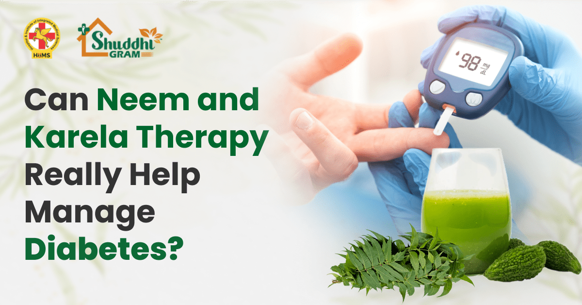 neem and karela therapy
